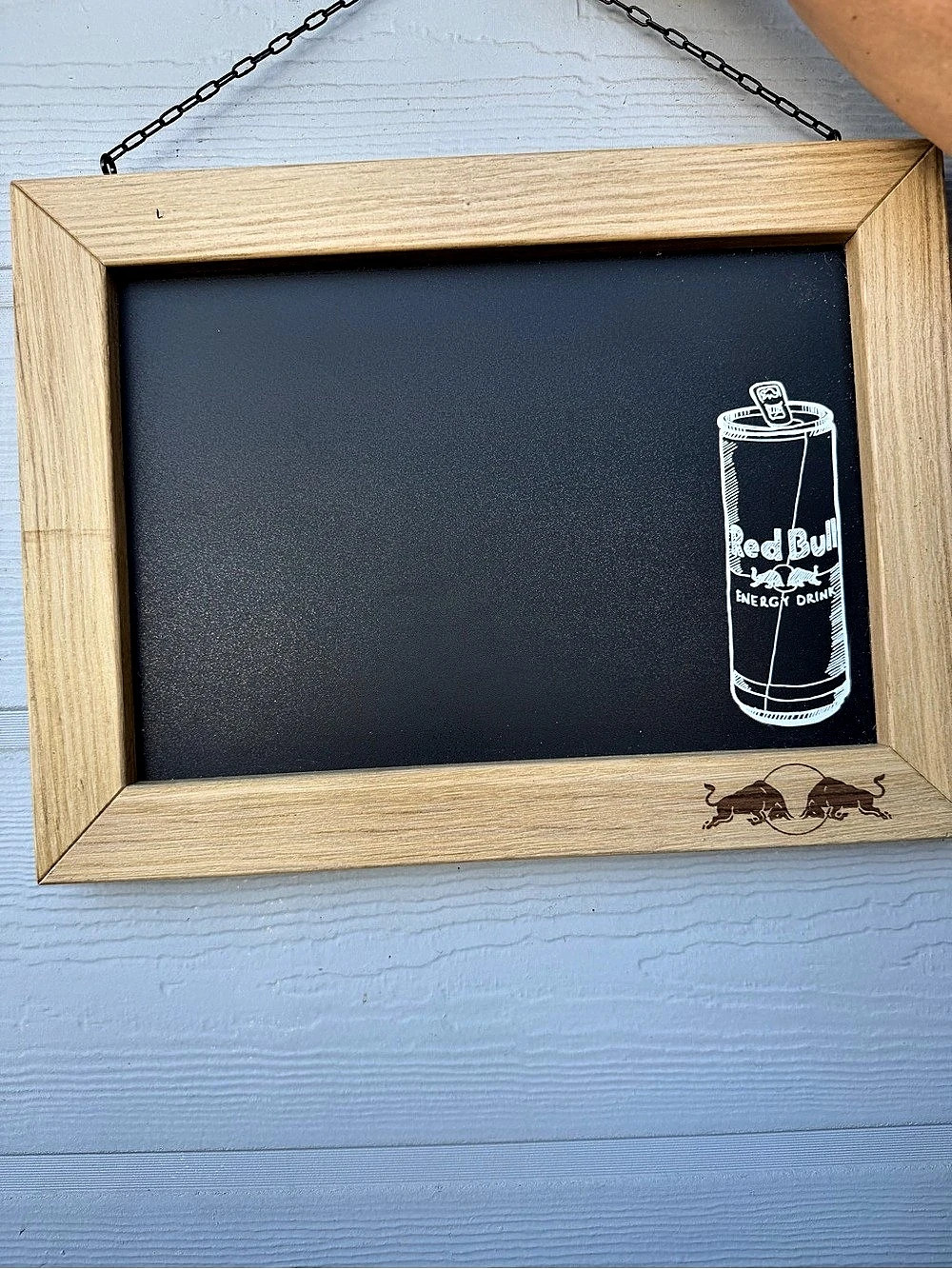 Red Bull Hanging Chalk Board